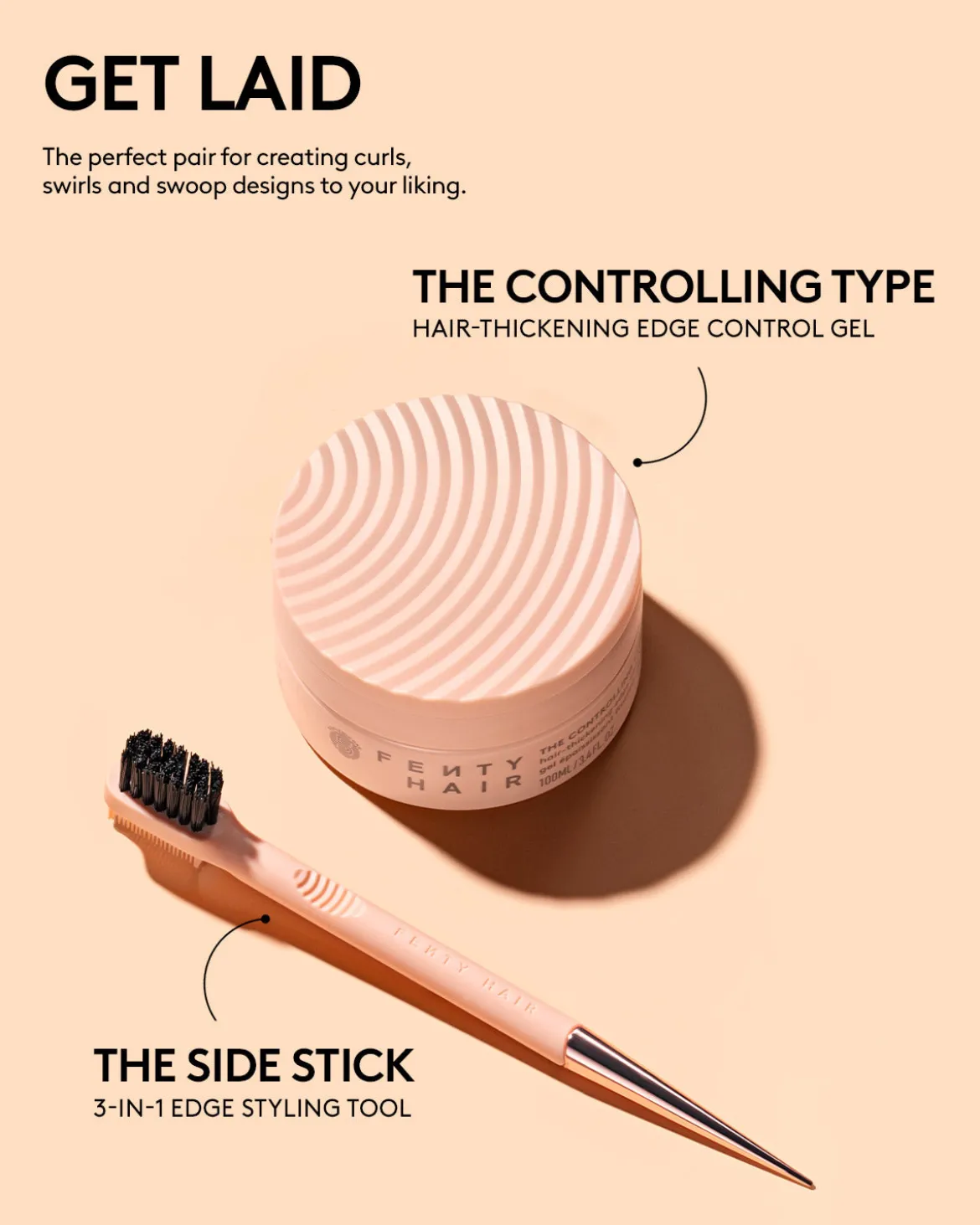 The Controlling Type Hair-Thickening Edge Control Gel