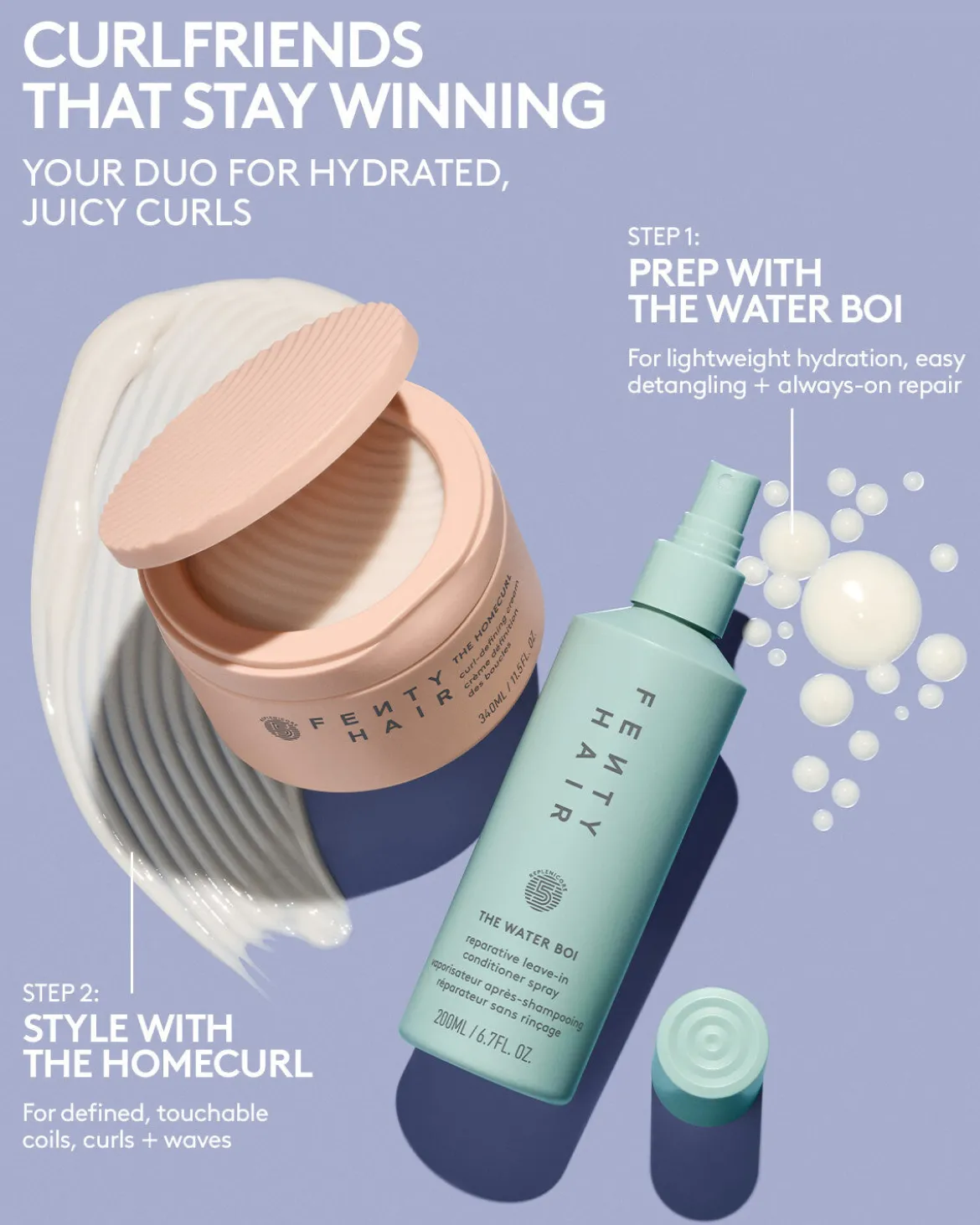 The Water Boi Reparative Leave-In Detangling Conditioner Spray